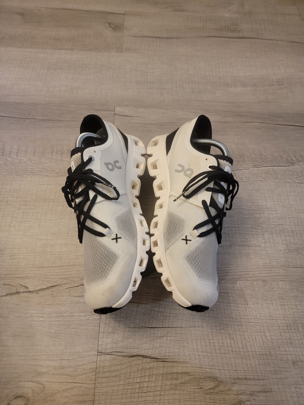 On Running Women's White and Black Athletic Shoes - Picture 2 of 9